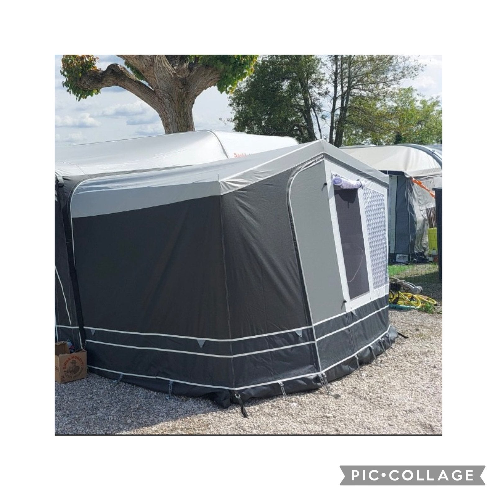 Dorema uitbouw Smaragd De Luxe 270, Caravans en Kamperen, Ophalen, Zo goed als nieuw