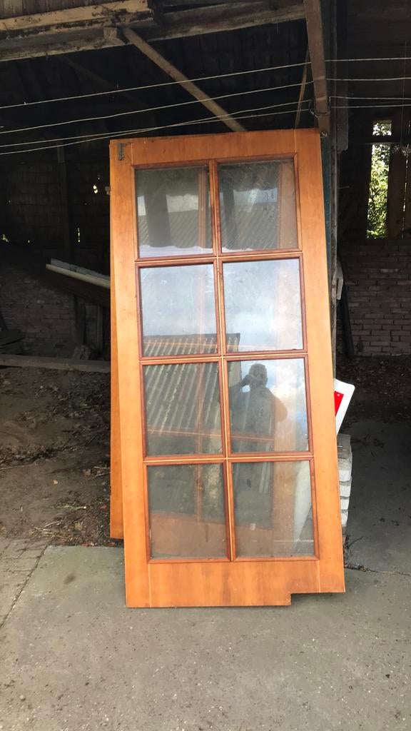 Restant van dubbele klapdeuren, Ophalen, Gebruikt, 80 tot 100 cm, Binnendeur
