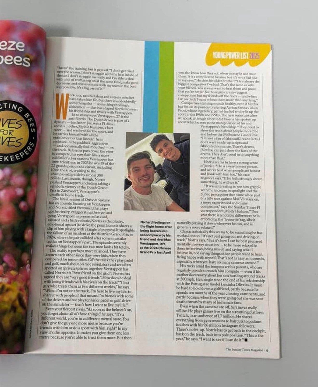 The Sunday Times Magazine tijdschrift - 2025 Lando Norris, Verzamelen, Ophalen of Verzenden, 1980 tot heden, Buitenland, Tijdschrift