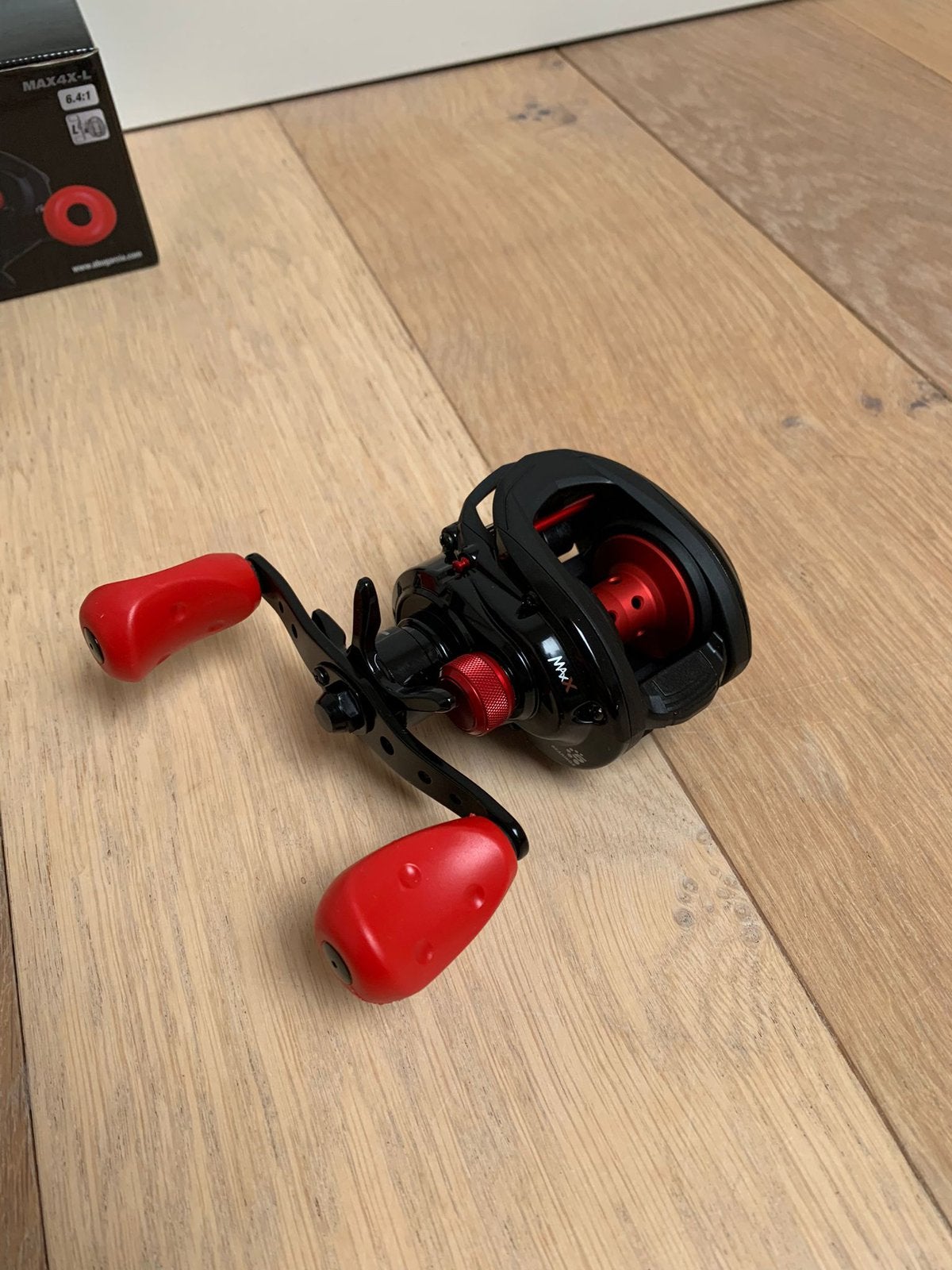 Nieuwe Abu Garcia Max X LH reelmolen, 5 lagers, Abu garcia, Molen, Nieuw, Ophalen of Verzenden