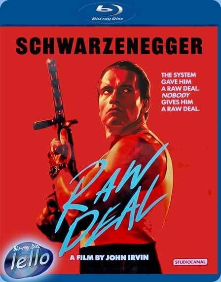 Blu-ray: Raw Deal (1986 Arnold Schwarzenegger) UK niet NLO, Cd's en Dvd's, Ophalen of Verzenden, Nieuw in verpakking, Actie