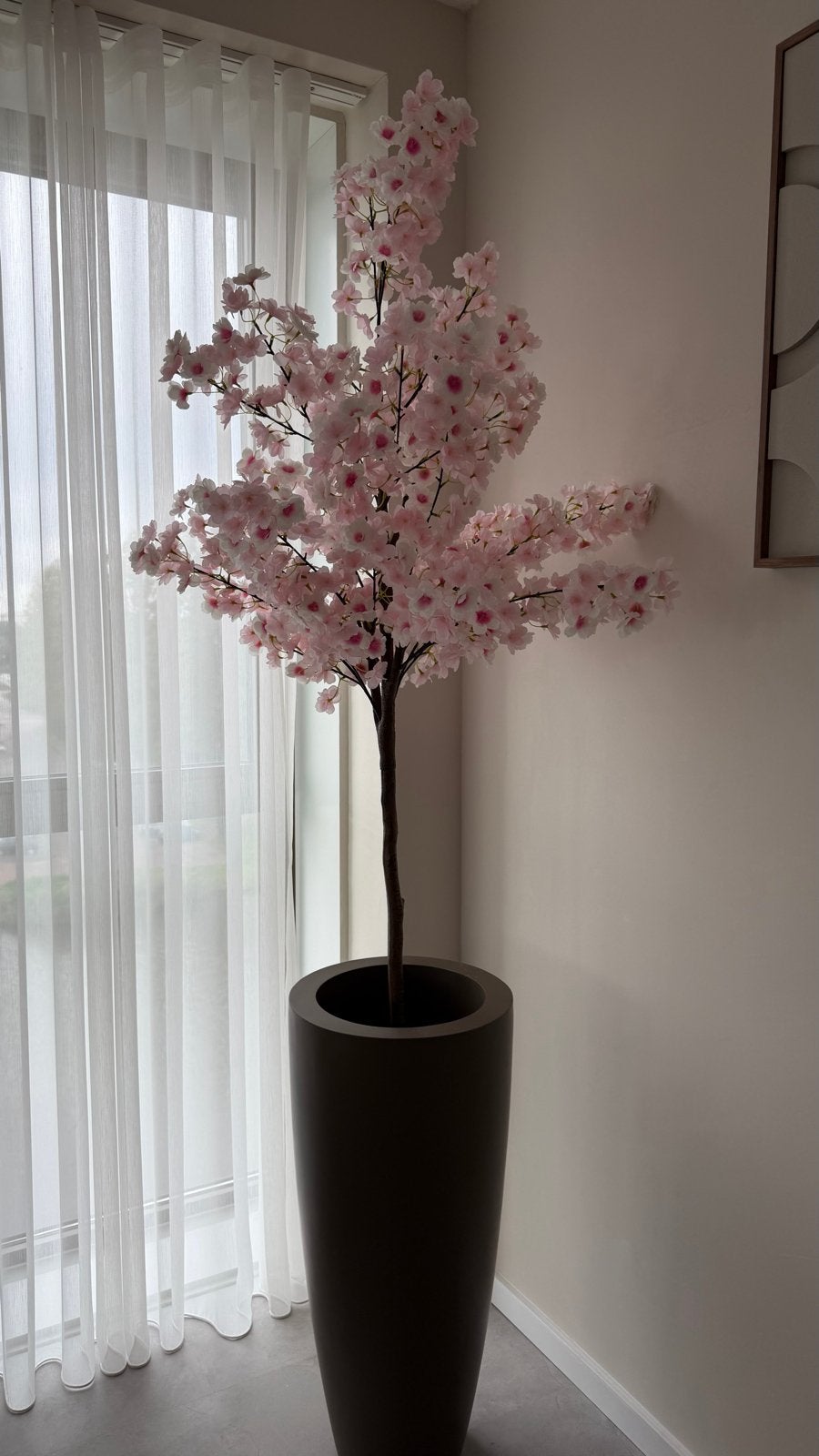 Kunst kersenbloesem boom - 160 cm nieuw, Ophalen, Binnen, Roze, Zo goed als nieuw
