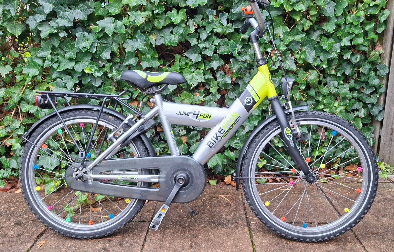 Stoere Bike Fun Just4Fun jongensfiets, 20 inch, rijklaar, Ophalen, Terugtraprem, BIKE FUN, 20 inch