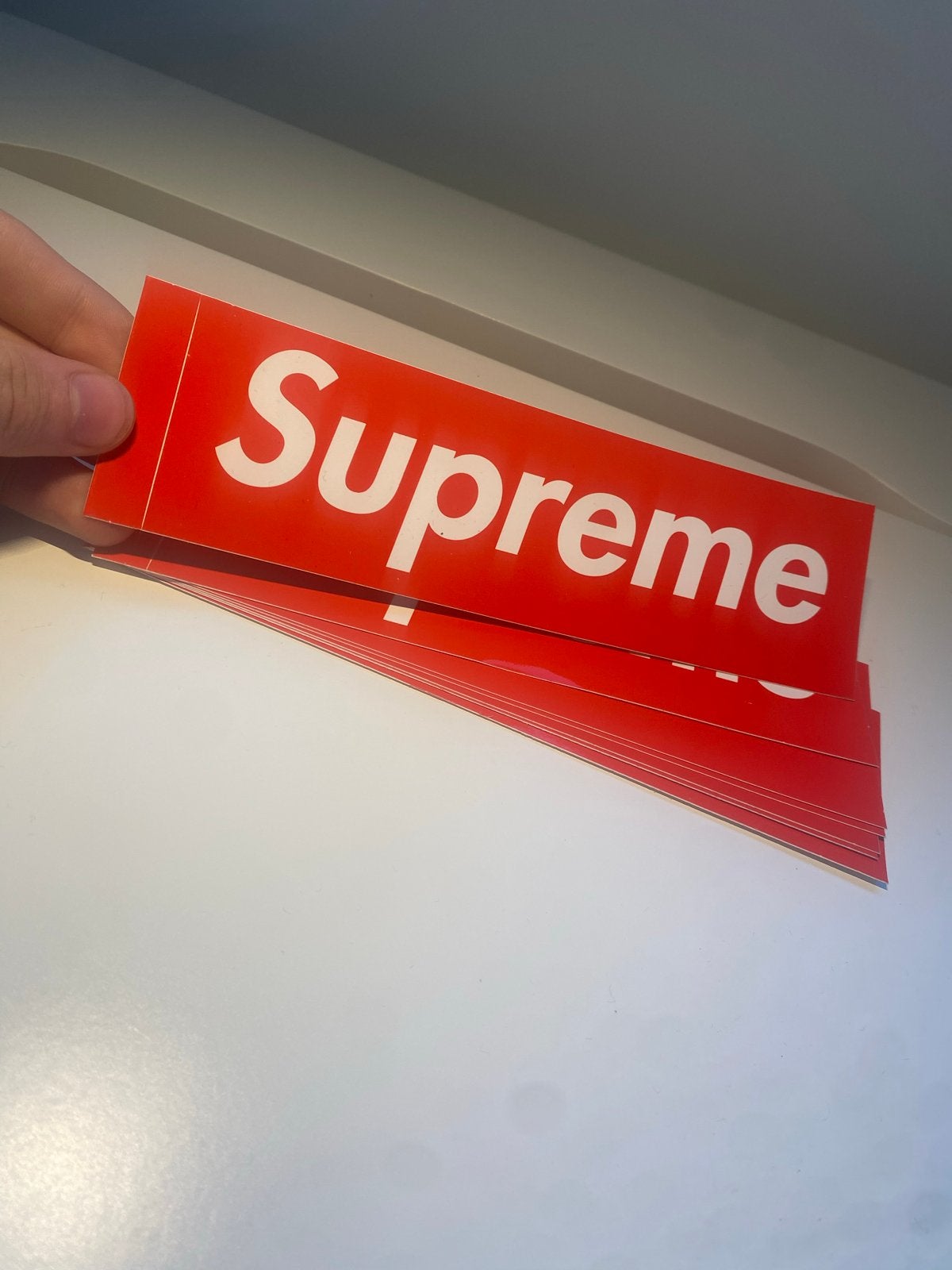 Supreme Box Logo Stickers - in één koop, Ophalen of Verzenden, Nieuw, Merk