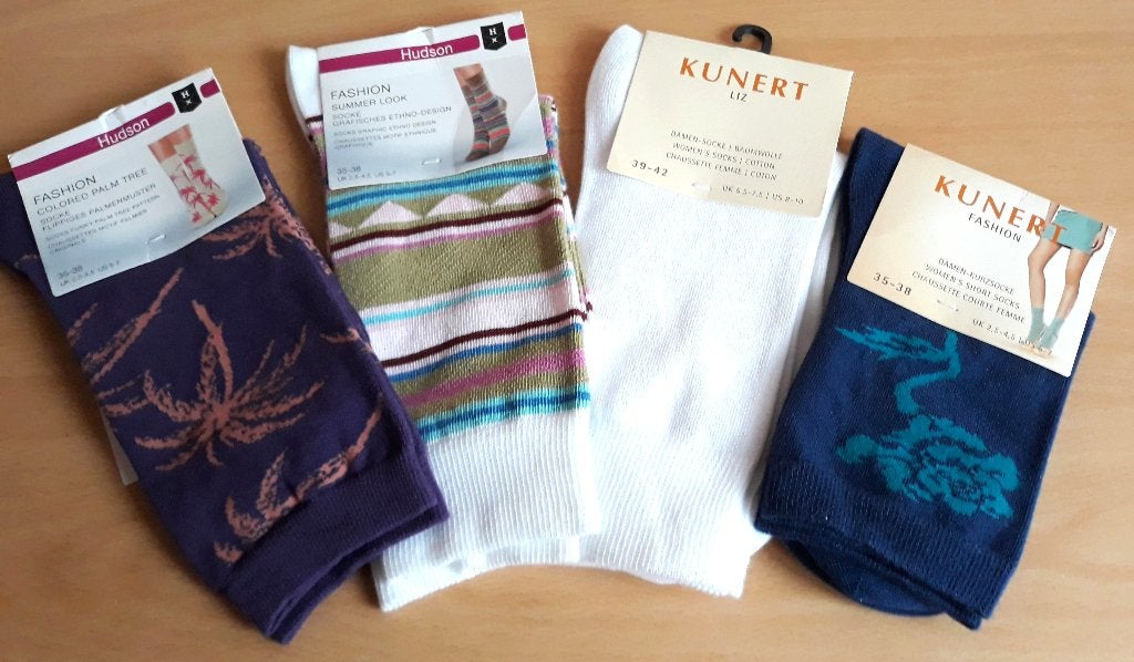 4 Paar Kunert / Hudson sokken - mt 35/38 en 38/42, Sokken en Kniesokken, Overige kleuren, Kunert en Hudson, Maat 35 t/m 38