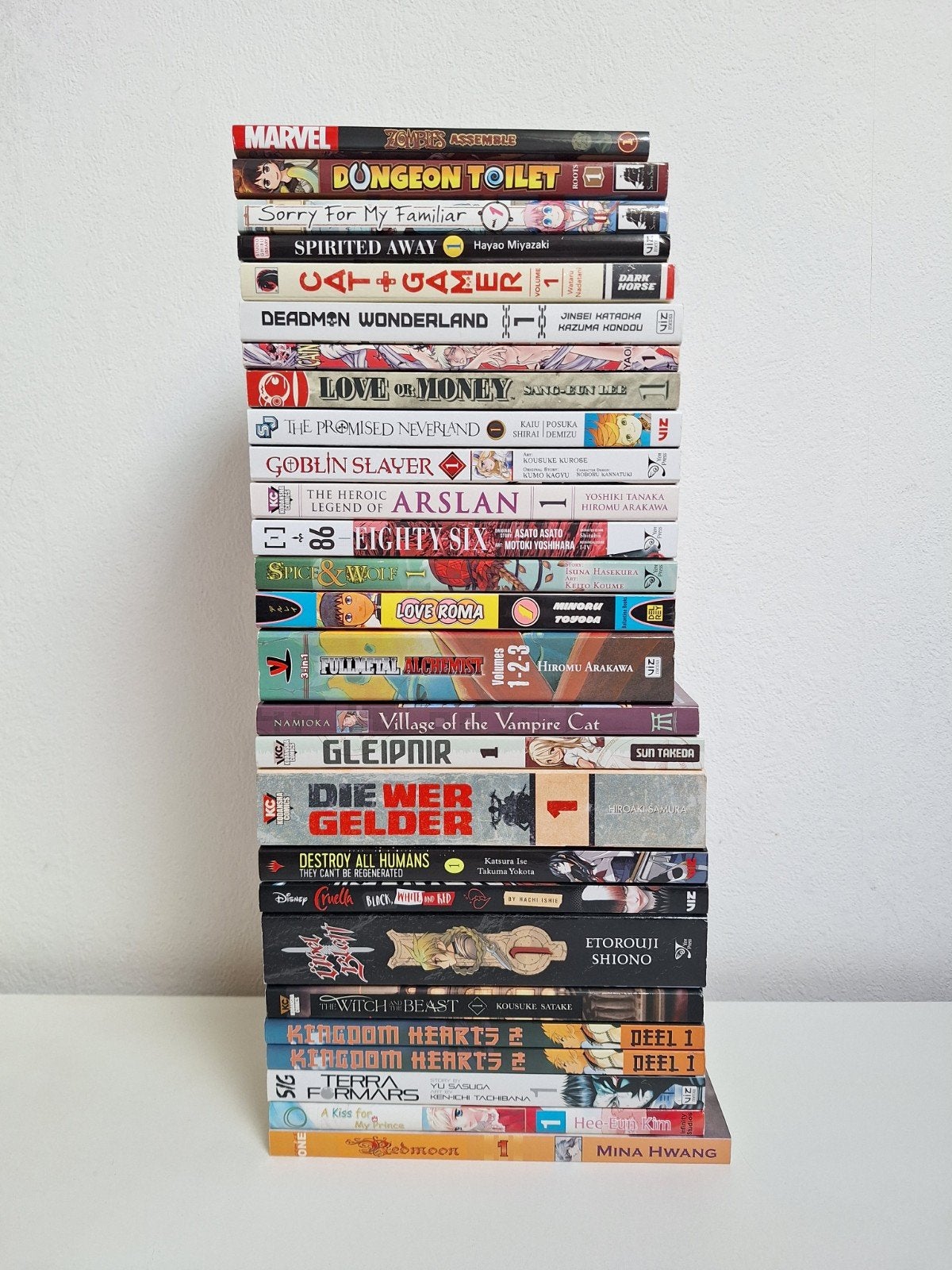 Manga volumes #1 collectie Engels, Boeken, Meerdere comics, Ophalen of Verzenden, Gelezen, Japan (Manga)