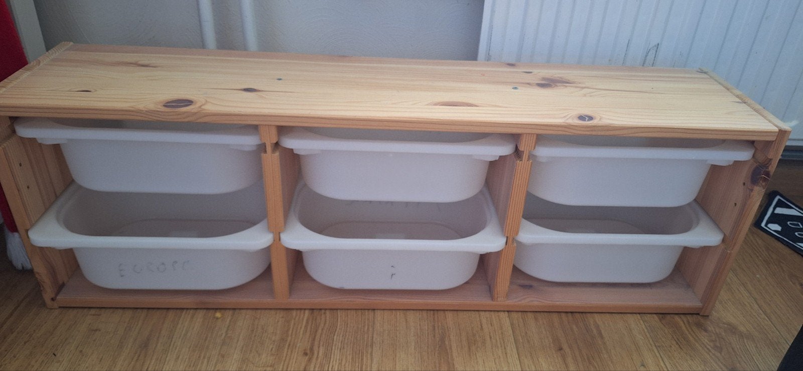 IKEA trofast wandkast met 6 bakken, Ophalen, 25 tot 50 cm, Minder dan 150 cm, Minder dan 100 cm