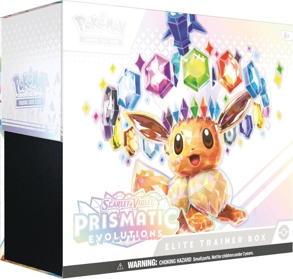 Pokémon Prismatic Evolutions Elite Trainer Box, Ophalen of Verzenden, Nieuw, Overige typen, Foil