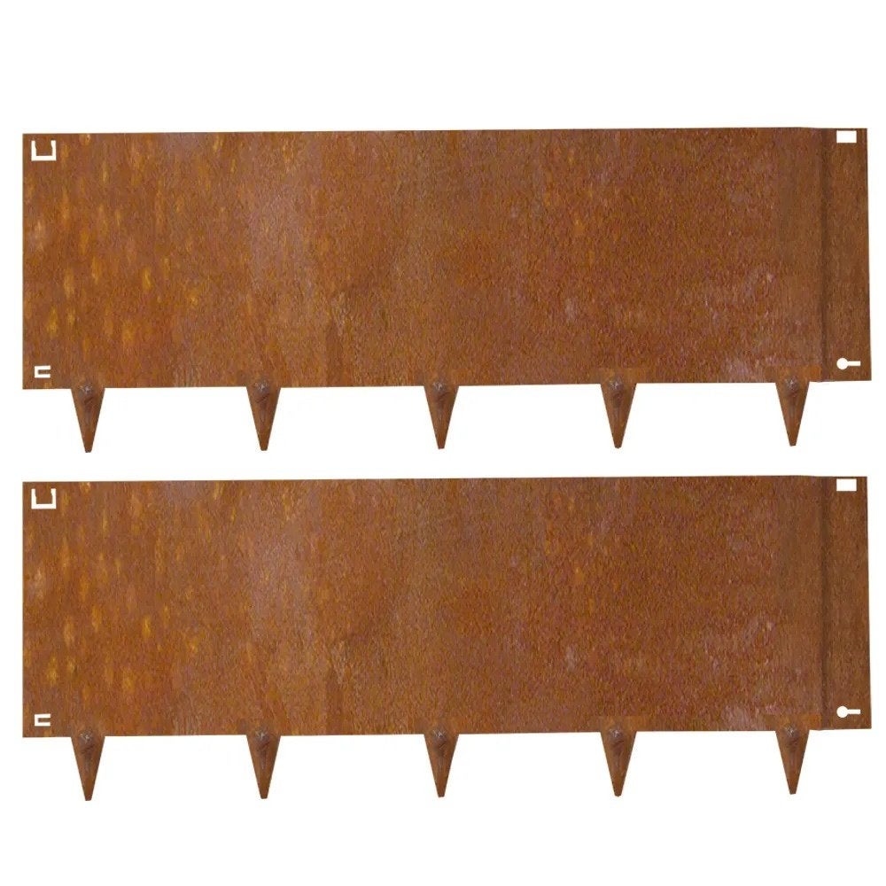 Cortenstaal Kantopsluiting - Tuinafscheiding - 1060mm, Doe-het-zelf en Verbouw, Ophalen, Nieuw, Overige metalen
