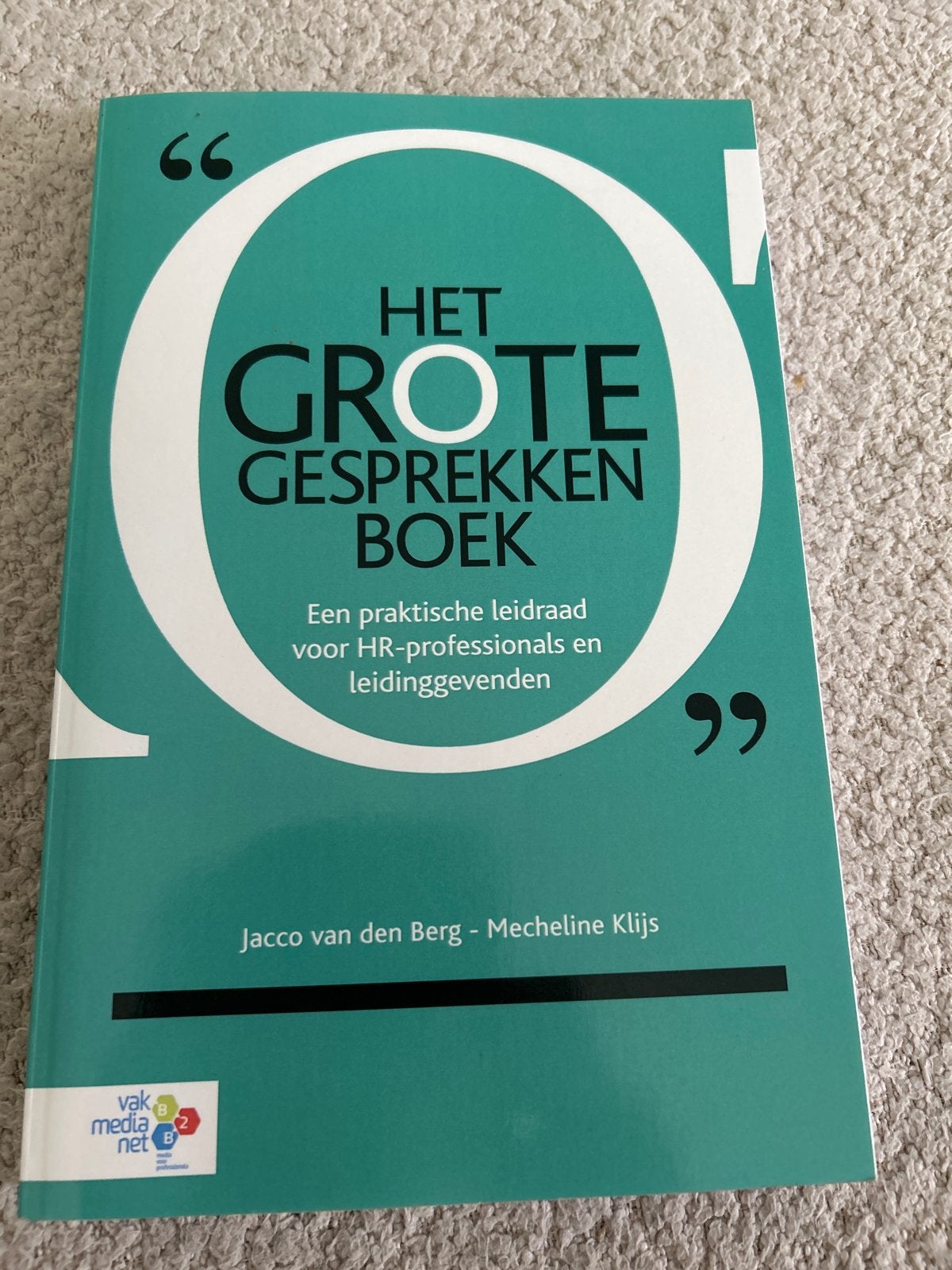Het Grote Gesprekkenboek - HR-professionals & leidinggevende, Boeken, Ophalen of Verzenden, Zo goed als nieuw