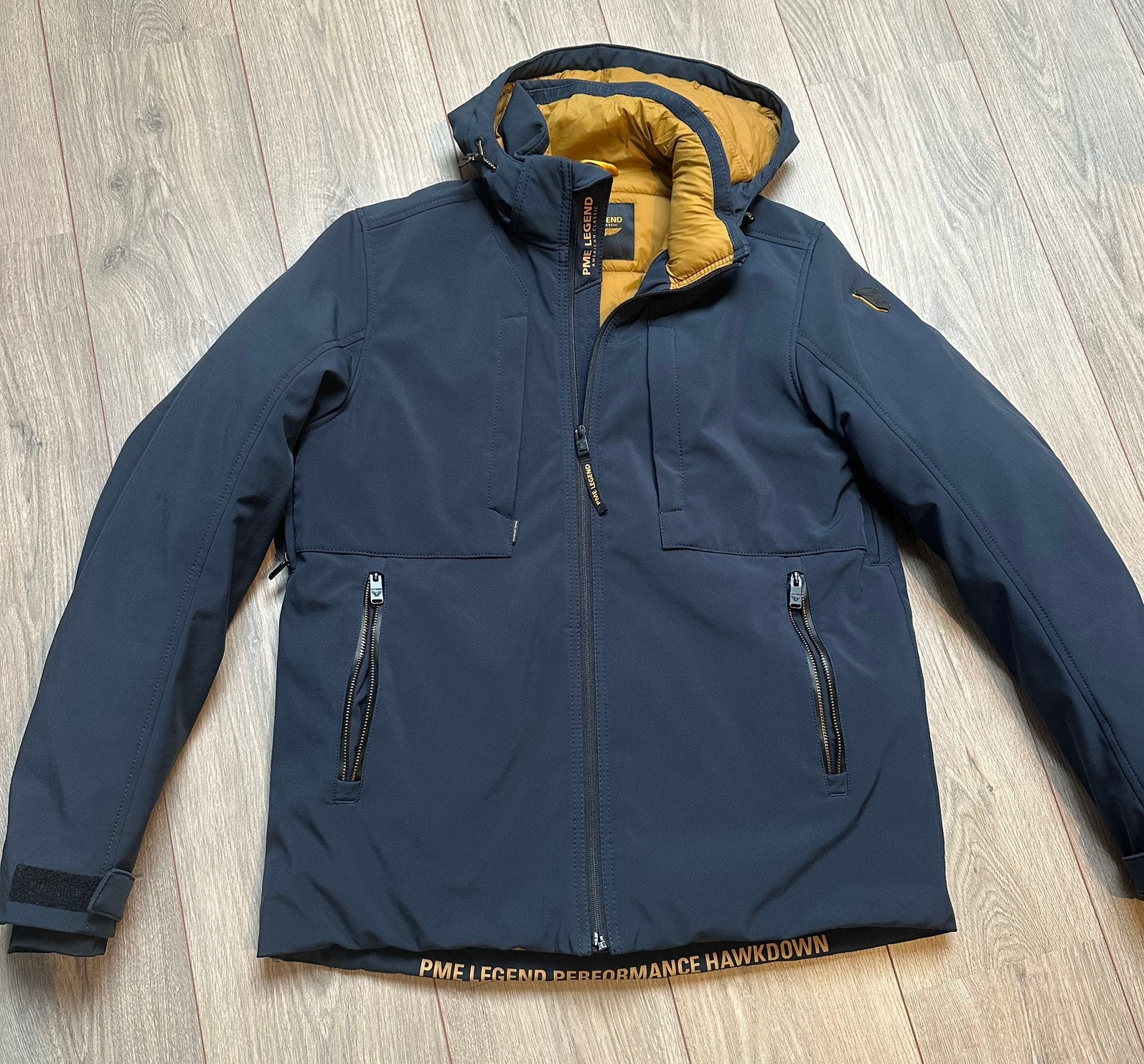 PME Legend jas Hawkdown, Ophalen of Verzenden, Zo goed als nieuw, Maat 52/54 (L), Blauw