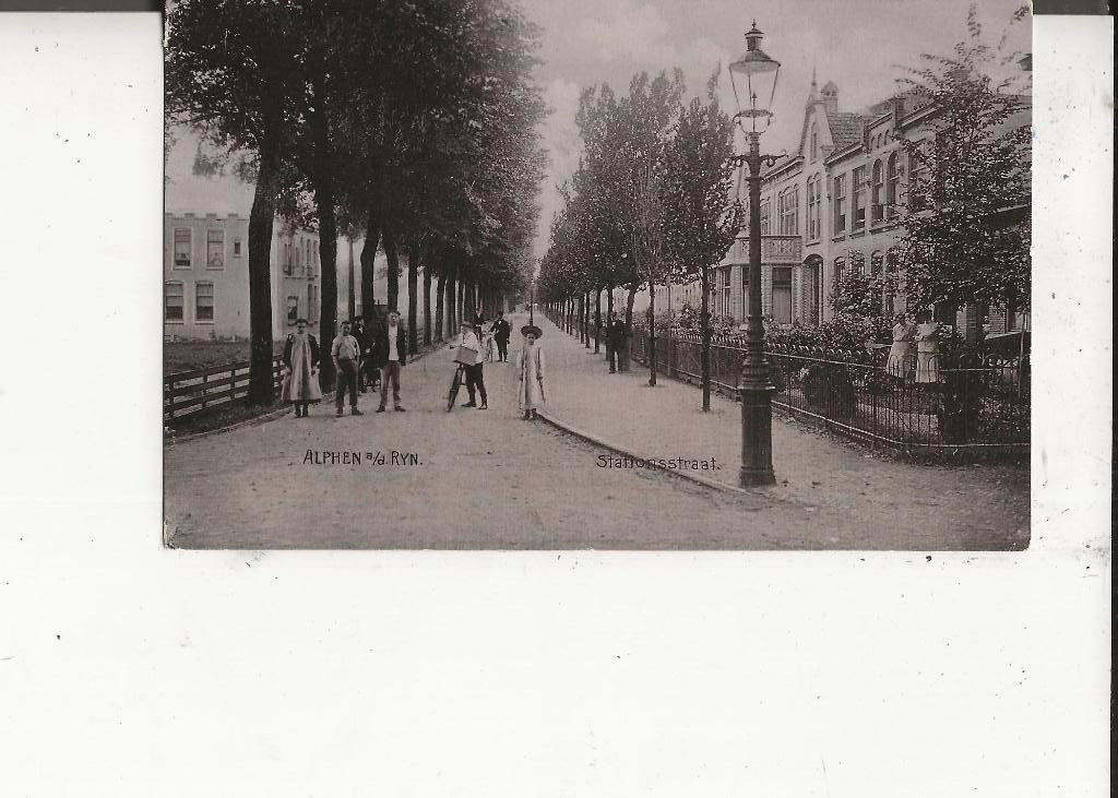 Alphen a d Rijn Stationsstraat, Ophalen of Verzenden, Ongelopen, Zuid-Holland