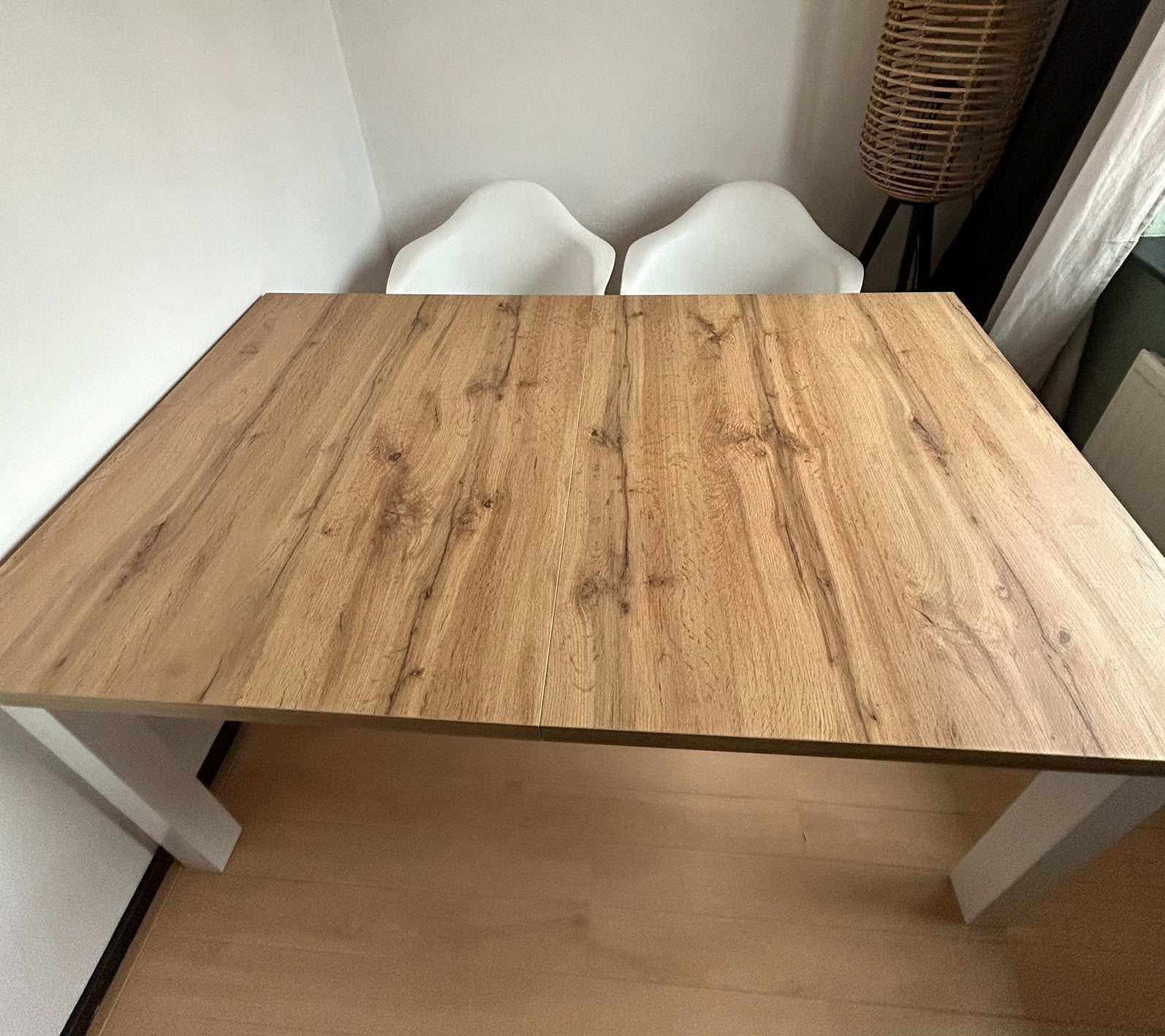 Marksel Jysk eettafel, Ophalen, Gebruikt, Rechthoekig, 100 tot 150 cm