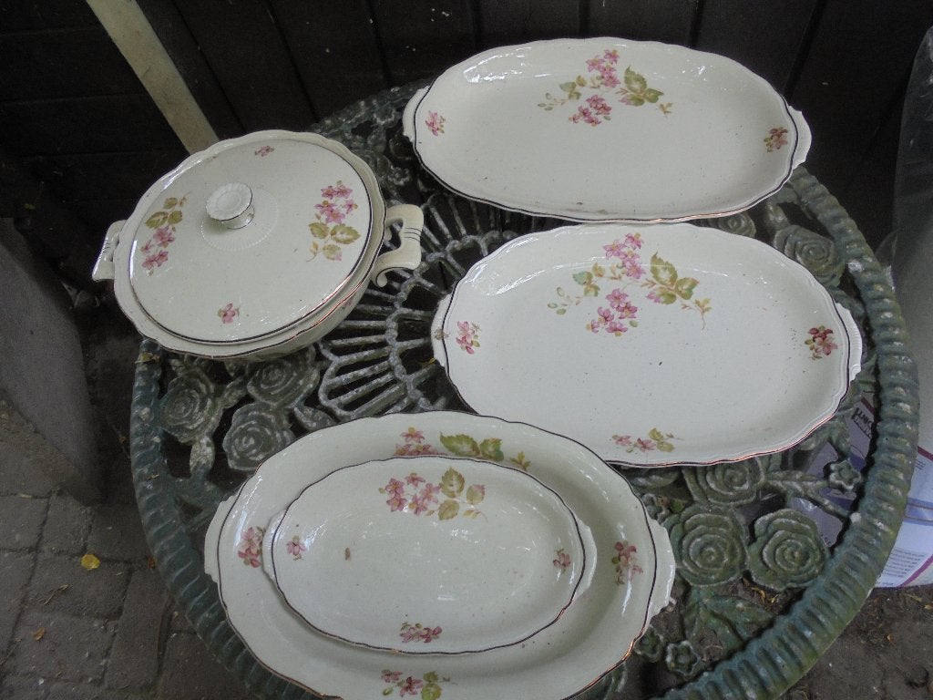 Diverse schalen Zeh Scherzer Bavaria Elite met roze bloesem, Antiek en Kunst, Ophalen of Verzenden