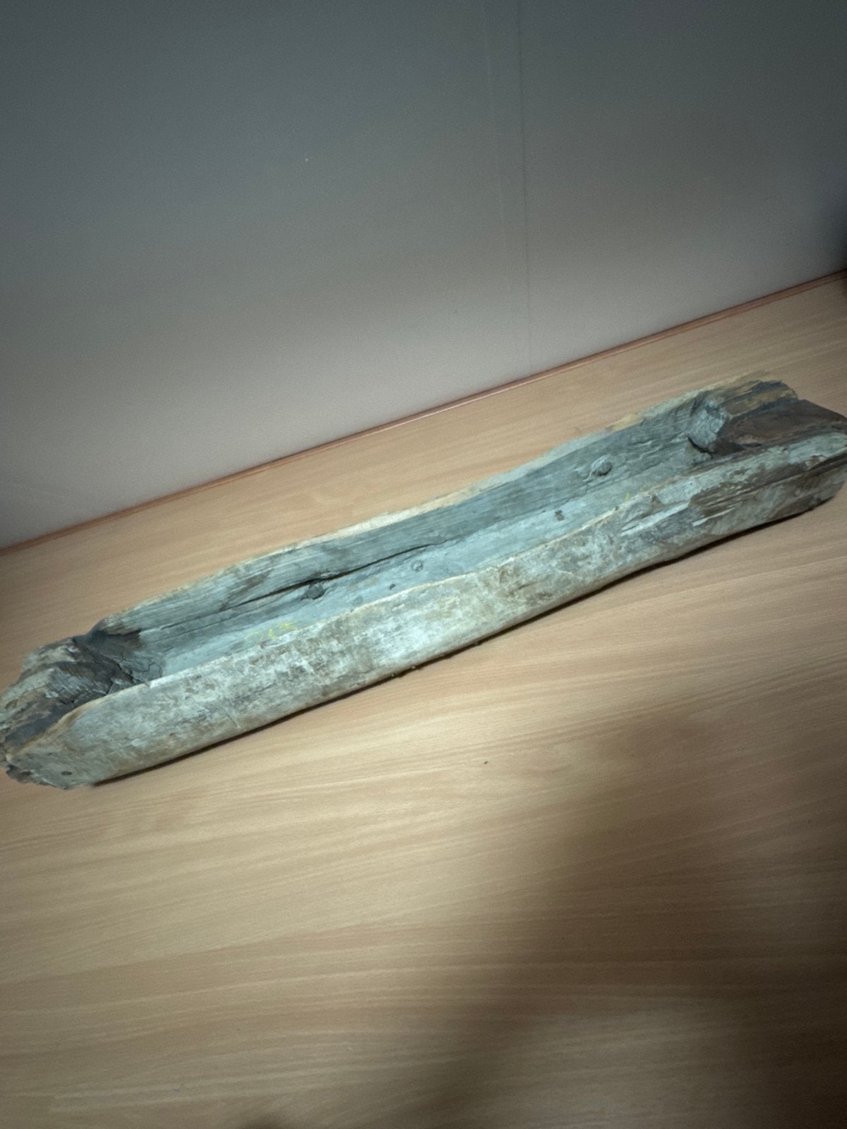 Decoratieve houten trog / schaal van drijfhout, Ophalen