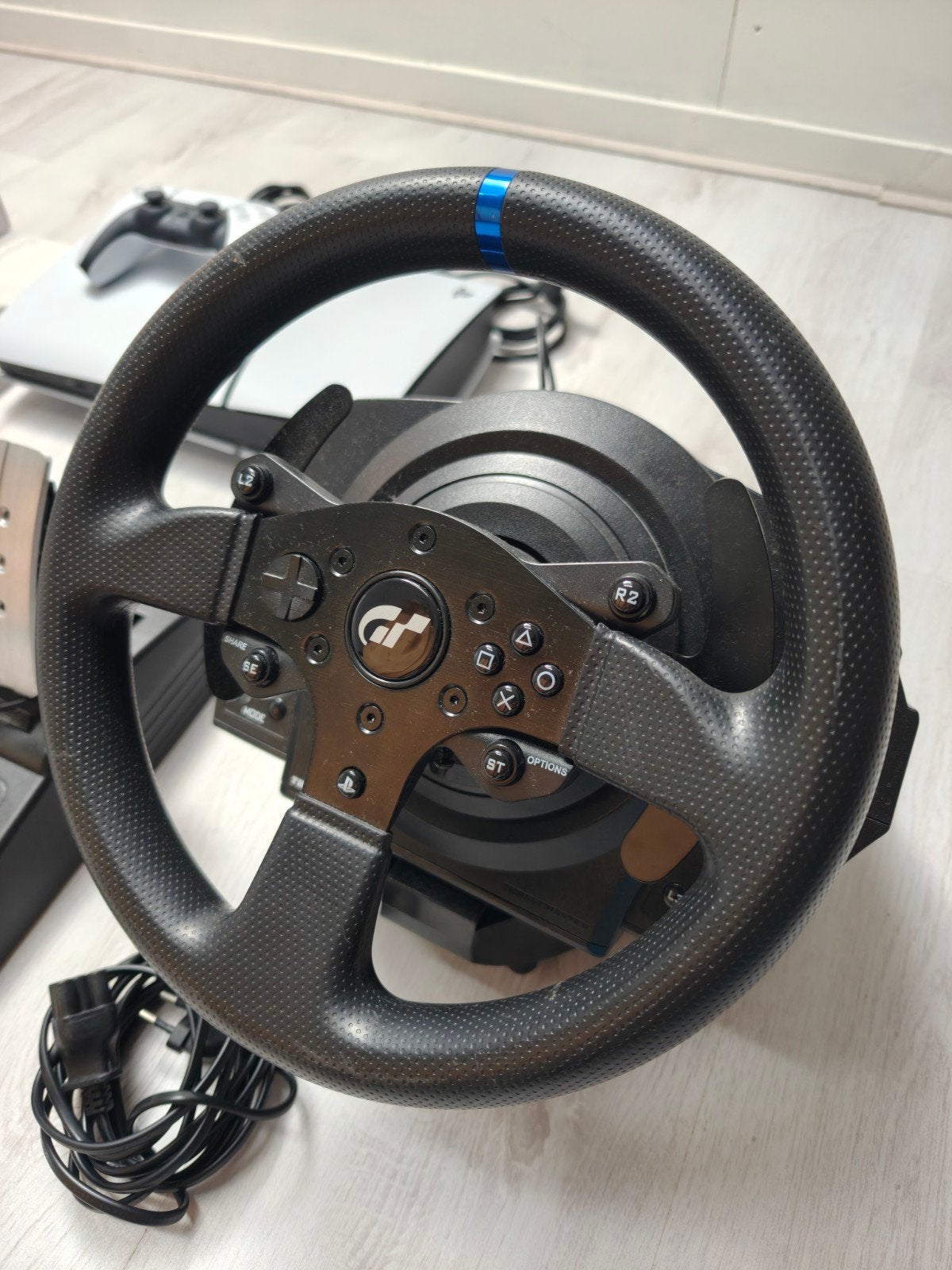 Thrustmaster T300 RS GT met T-LCM pedalen, Spelcomputers en Games, Ophalen, Zo goed als nieuw, Stuur of Pedalen, PlayStation 4