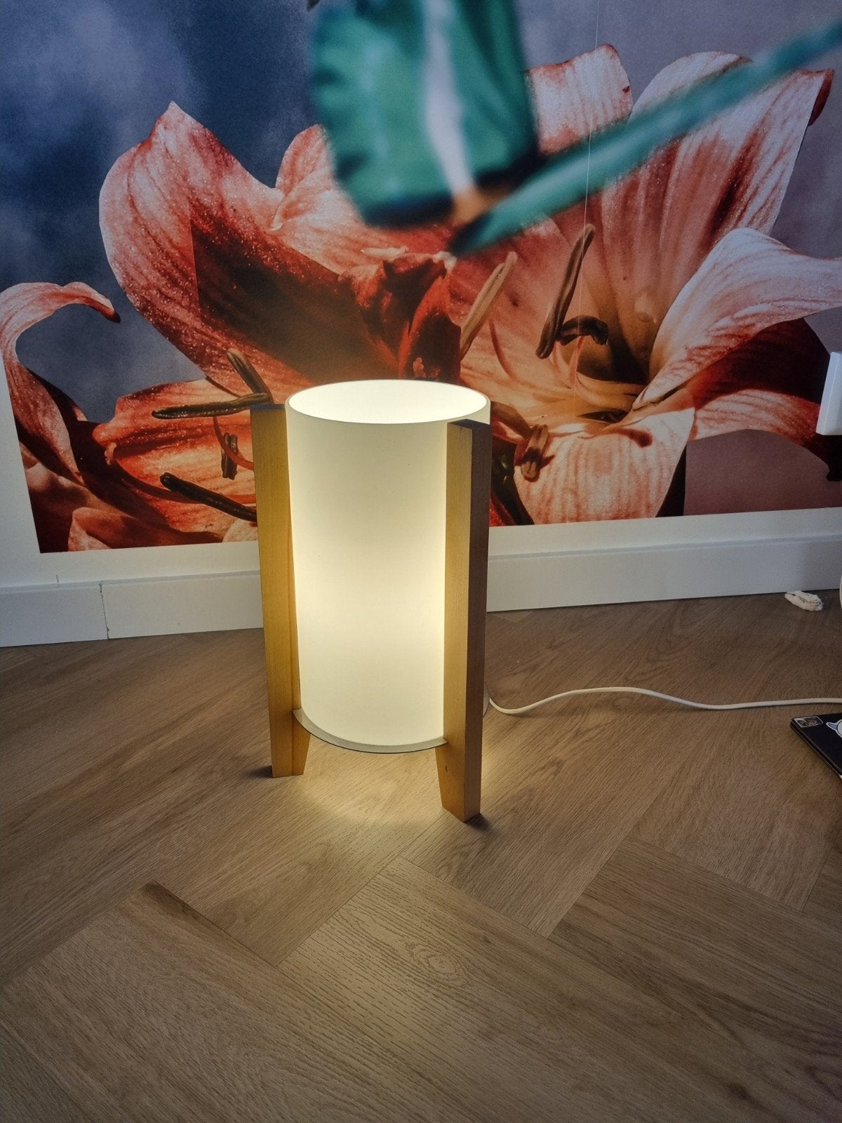 IKEA B9814 Porfylit tafellamp uit de jaren '90, Ophalen of Verzenden, Zo goed als nieuw, Minder dan 50 cm