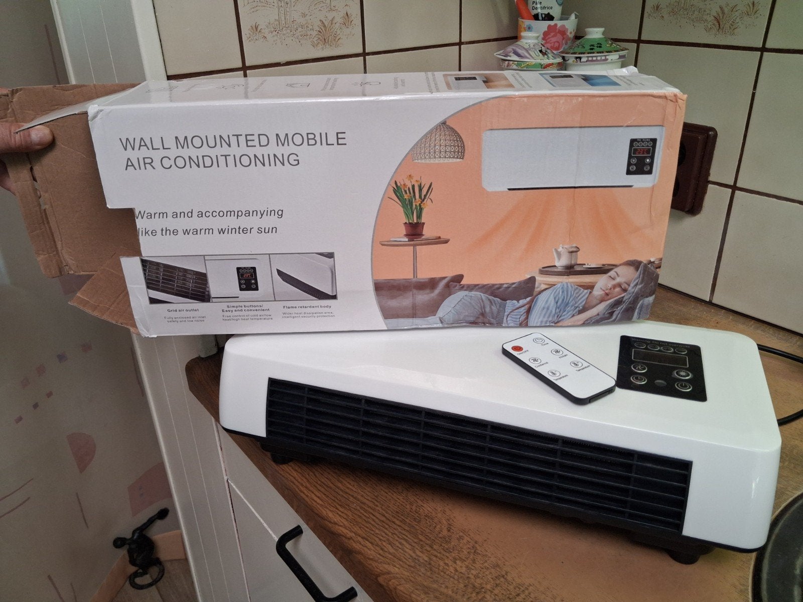 Compacte Airco met Verwarming - Ideaal voor Caravan/Campe, Witgoed en Apparatuur, Airco's, Ophalen, Nieuw
