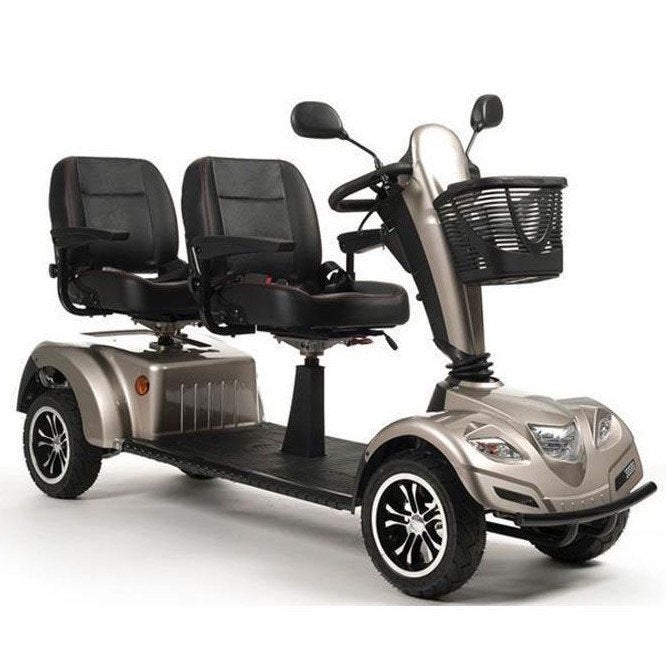 Bobcat tandem scootmobiel, Ophalen, Zo goed als nieuw, Mango, 46 km of meer