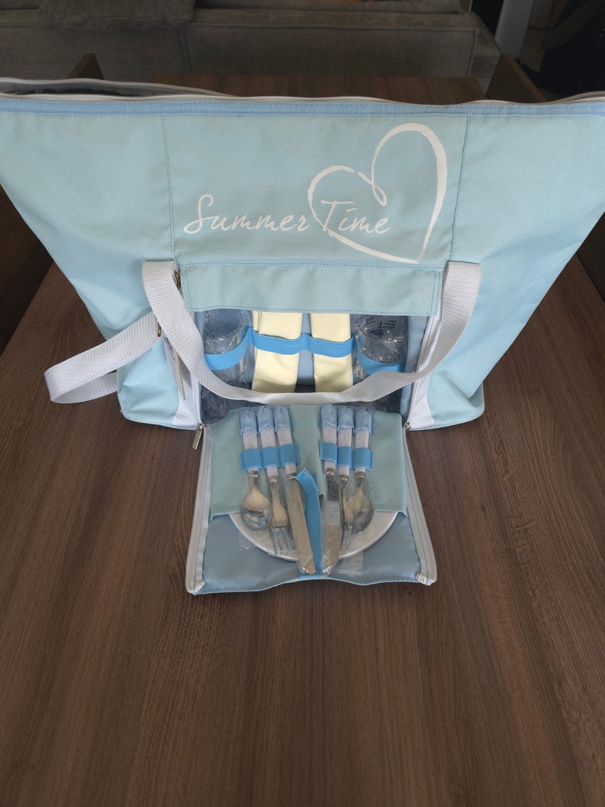Nieuwe Riviera Maison Picknick Koeltas - Summer Time, Blauw, Nieuw, Ophalen of Verzenden, Landelijk