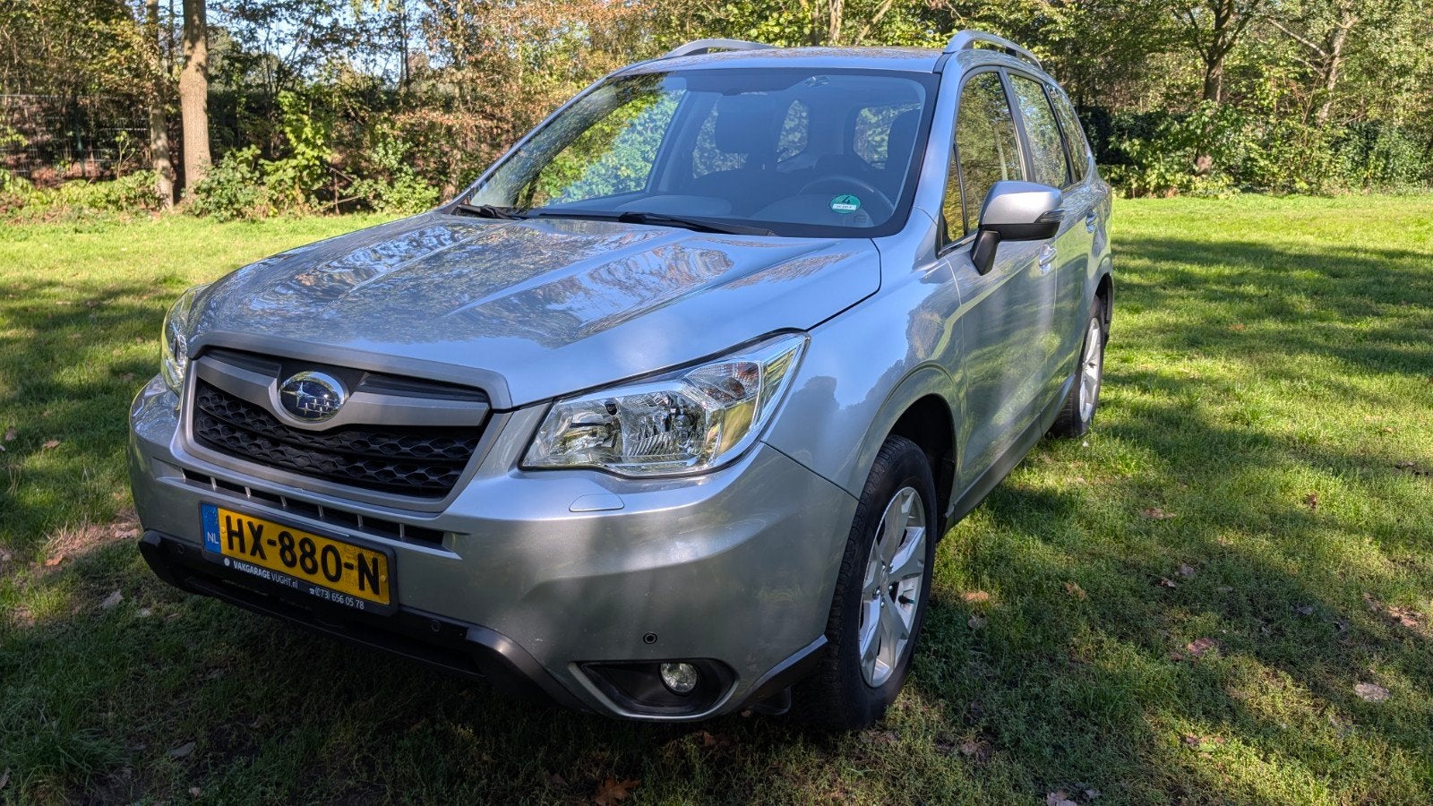 Subaru Forester 2.0 AWD CVT 2016 Grijs, Auto's, Automaat, Dealer onderhouden, 1995 cc, 4 cilinders