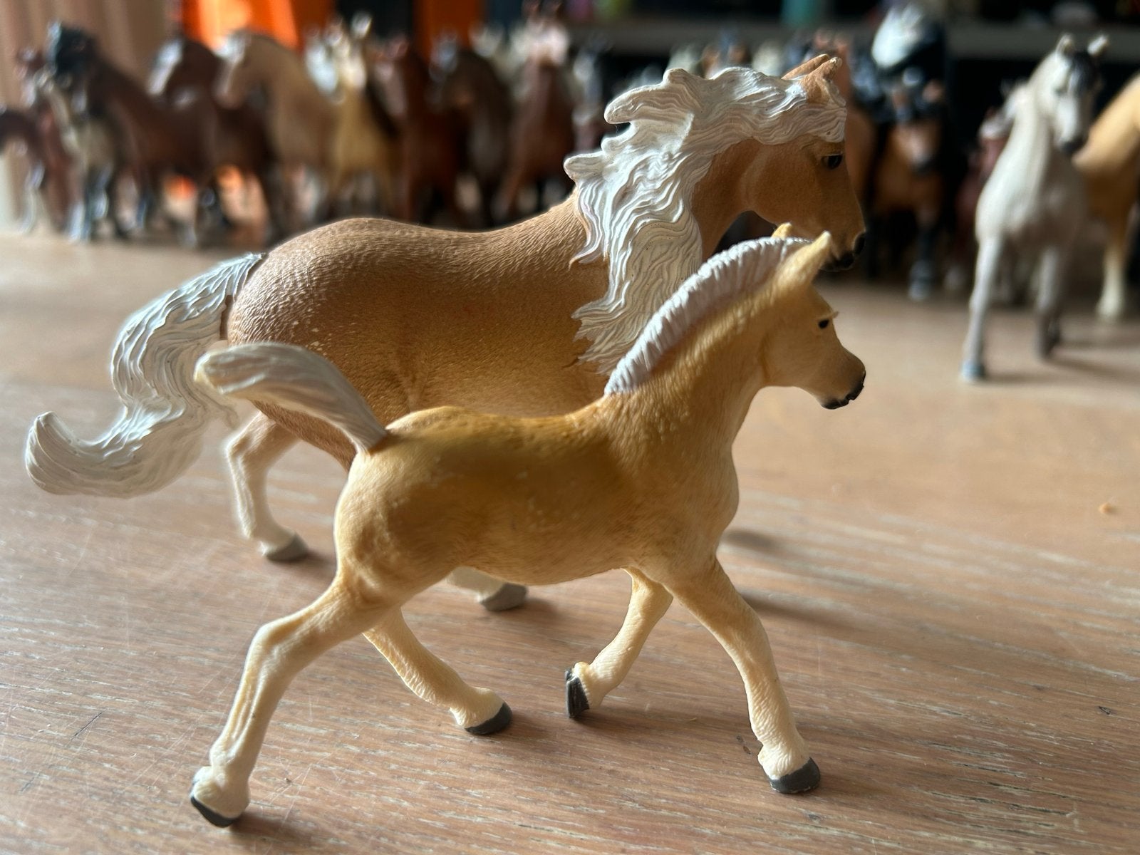 Enorme collectie Schleich paarden en accessoires!, Ophalen of Verzenden, Gebruikt