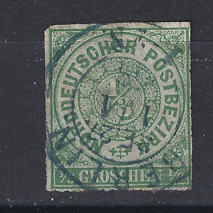 Duitsland Norddeutscher Postbezirk 2 geb 1868 ; NDP 15% CW, Ophalen of Verzenden, Duitse Keizerrijk, Gestempeld