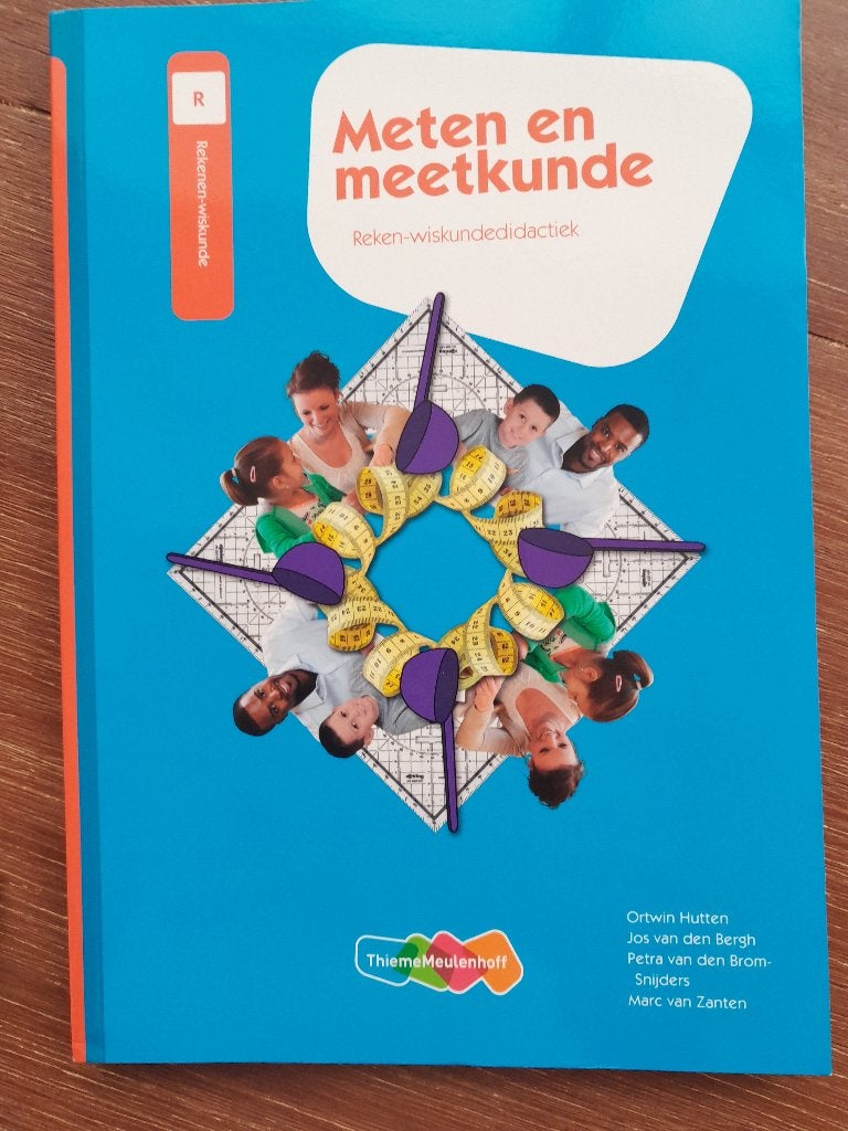 Meten en meetkunde Reken- wiskundedidactiek, Ortwin Hutten, Jos van den Bergh e.a., Zo goed als nieuw, Beta, HBO