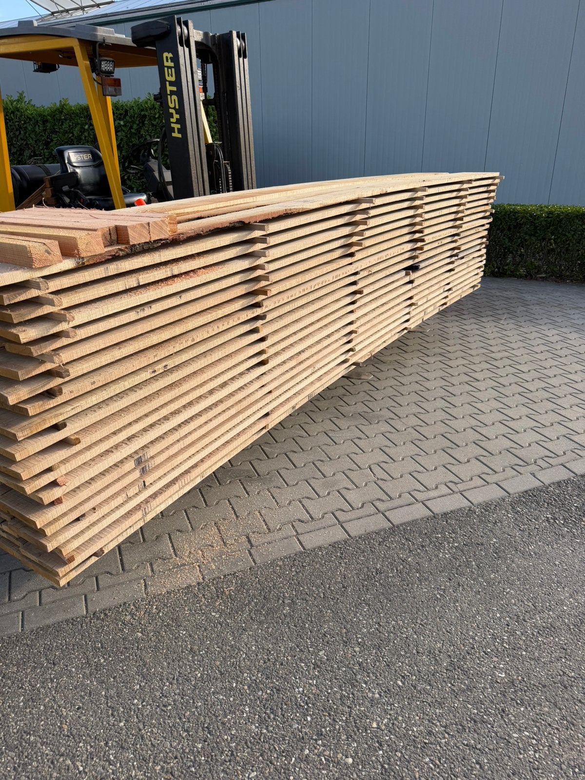 Zeer mooie eiken planken 420x20x2,5 cm, Ophalen, Zo goed als nieuw, 250 cm of meer, Planken