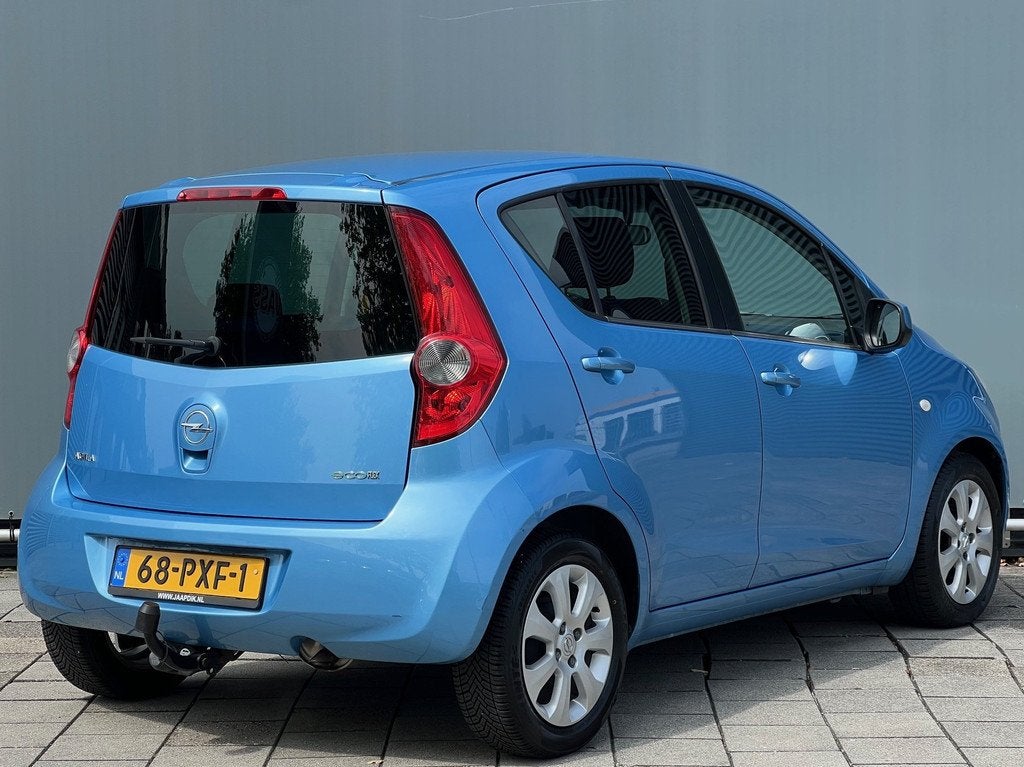 Opel Agila BWJ 2011 | 1.0I 66PK Edition | TREKHAAK | AIRCO |, Auto's, Opel, Voorwielaandrijving, Stof, Gebruikt, Blauw