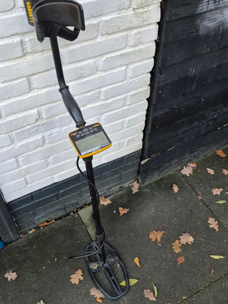 Garret Apex te koop, Hobby en Vrije tijd, Metaaldetectors, Ophalen, Garrett, Meer dan 30 cm, Zo goed als nieuw