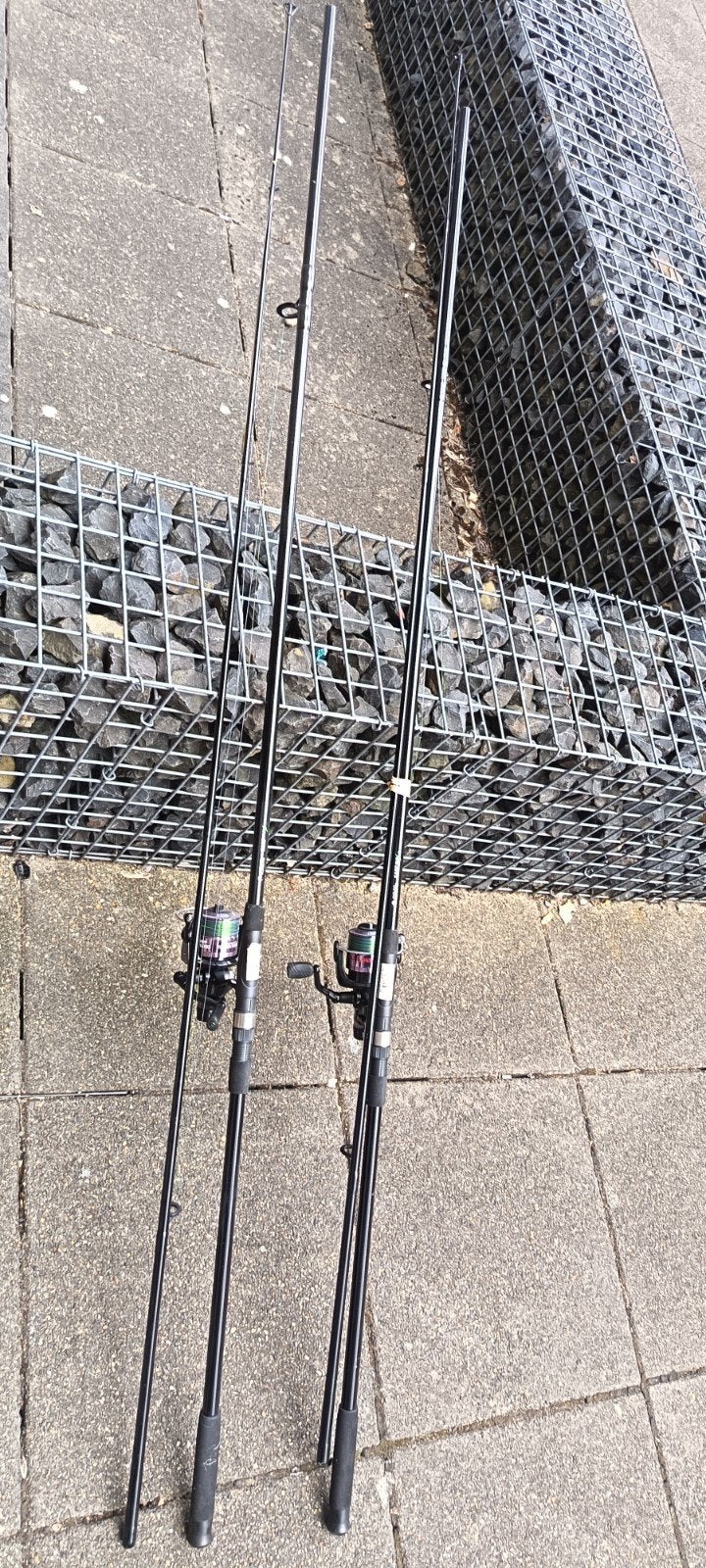 2 Carp Max karperhengels met Ultimate molens, Ophalen, Gebruikt, Complete set