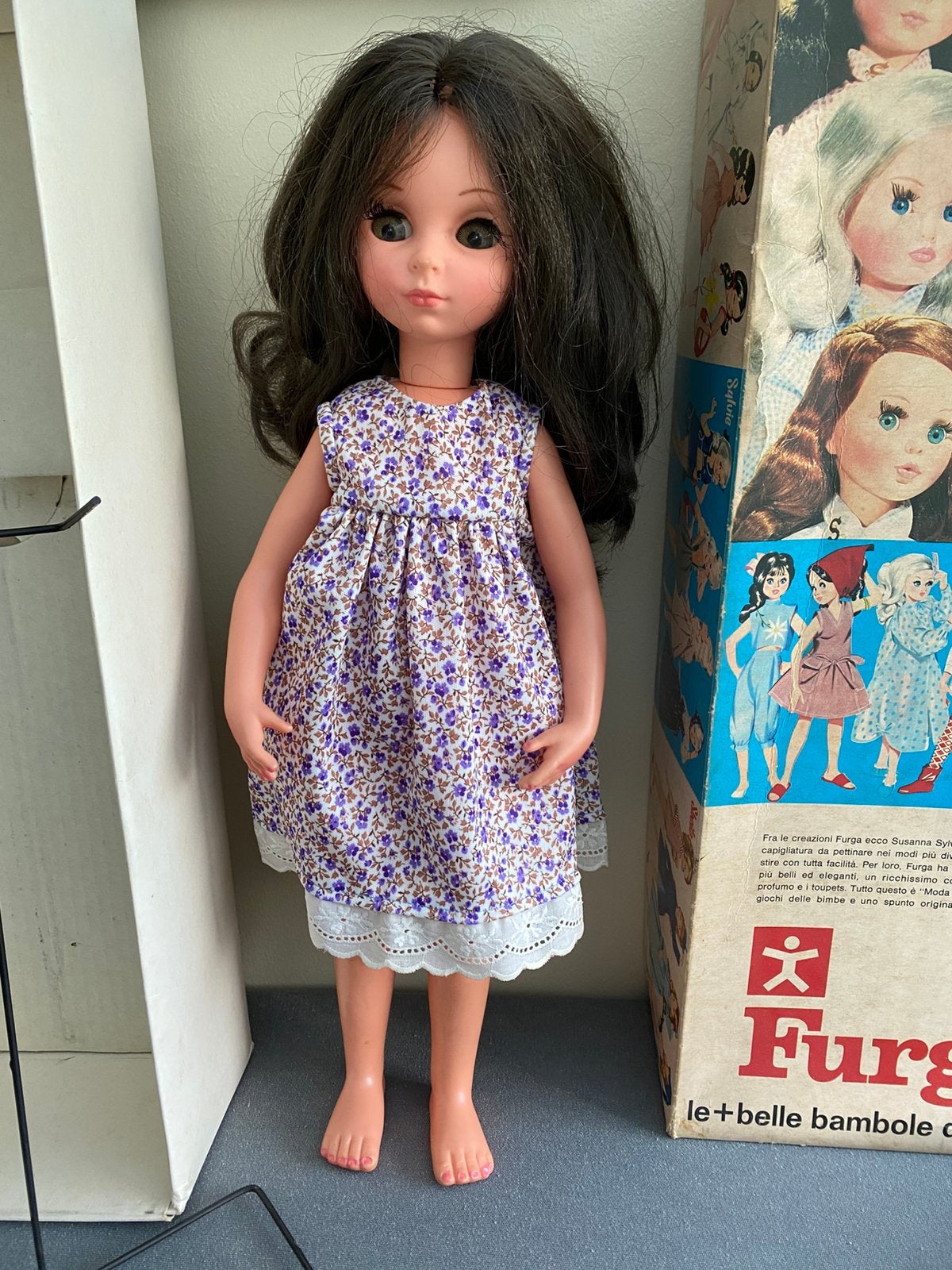 Vintage Alta Moda Furga Susanna Sheila pop  in doos ‘60 s, Verzenden, Pop