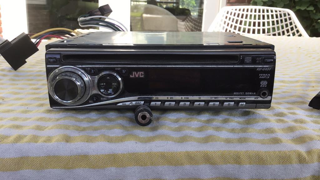 JVC autoradio, Auto diversen, Autoradio's, Ophalen of Verzenden, Zo goed als nieuw