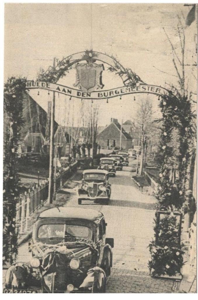 Vervoer-D-34   Sijbekarspel  Intocht Burgemeester, Verzenden, 1940 tot 1960, Ongelopen, Noord-Holland