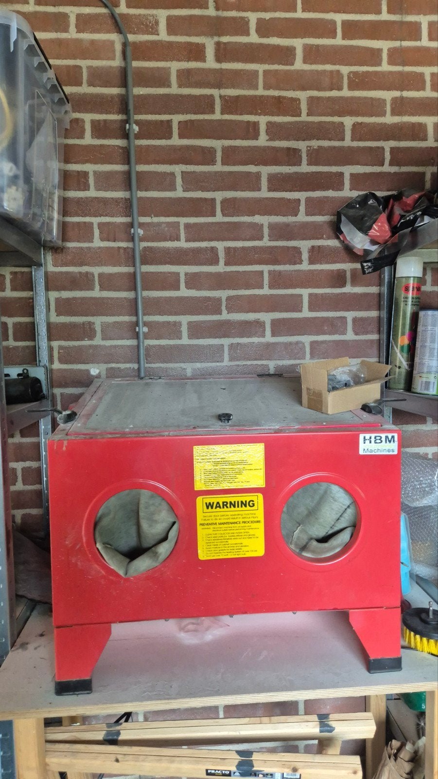 HBM Machines Straalcabine - Gebruikt, Ophalen