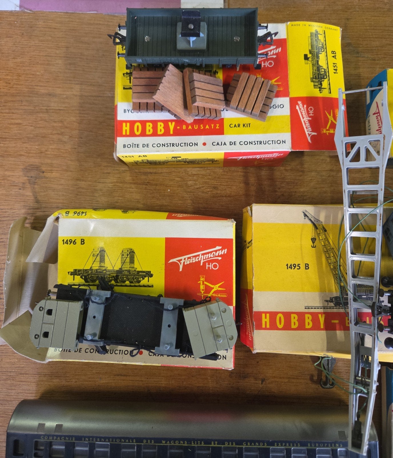 vintage fleischmann model rails set, Ophalen, Gebruikt, Gelijkstroom, Fleischmann