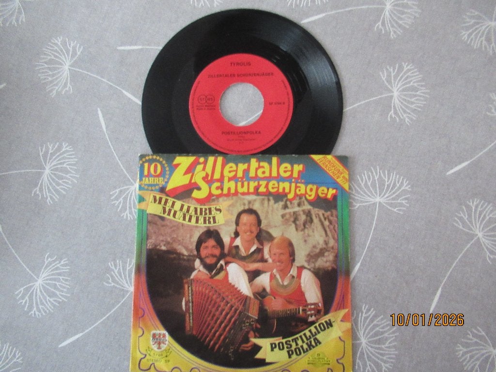 Zillertaler Schurzenjager   Postillion Polka, Originele persing, 7 inch, Ophalen of Verzenden, Zo goed als nieuw