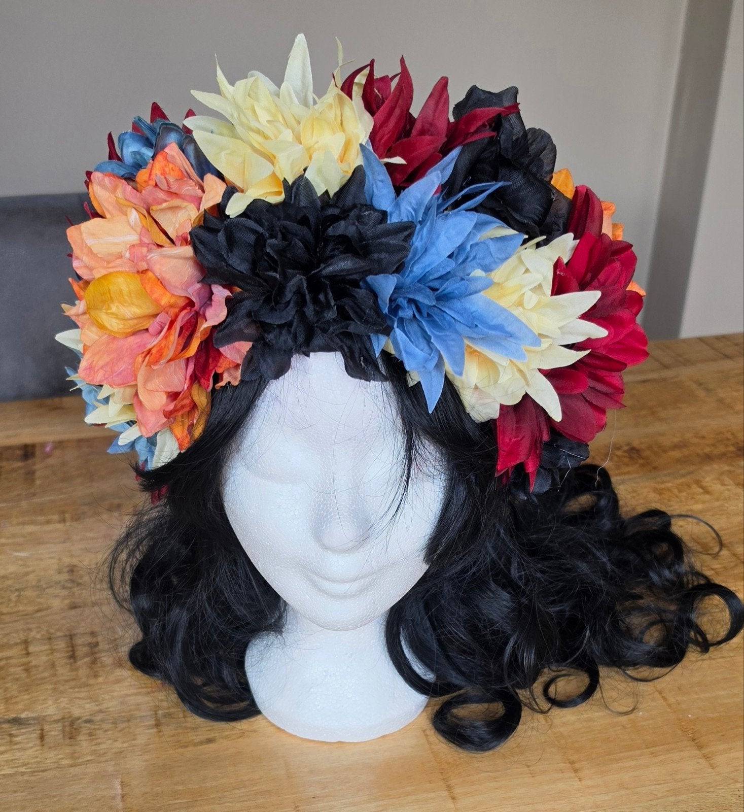 bloemenkrans carnaval festival, Carnaval, Verzenden, Nieuw, Accessoires