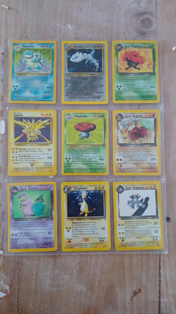 9 pokemon kaarten, Ophalen, Gebruikt, Meerdere kaarten