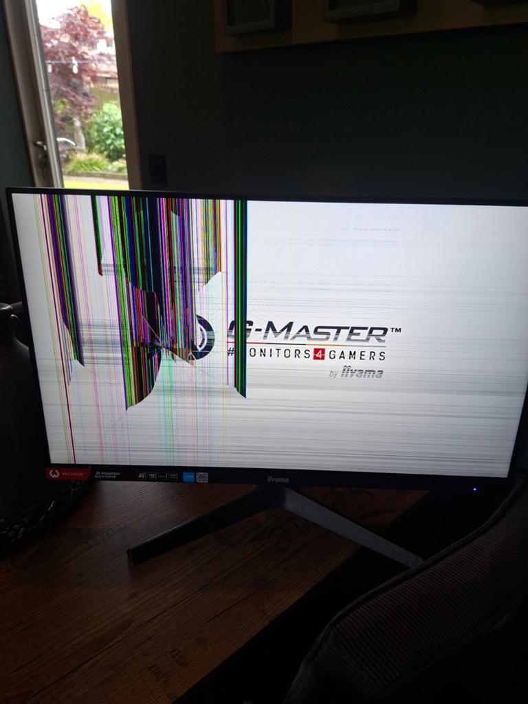 Iiyama monitor g2470hs defect, Ophalen