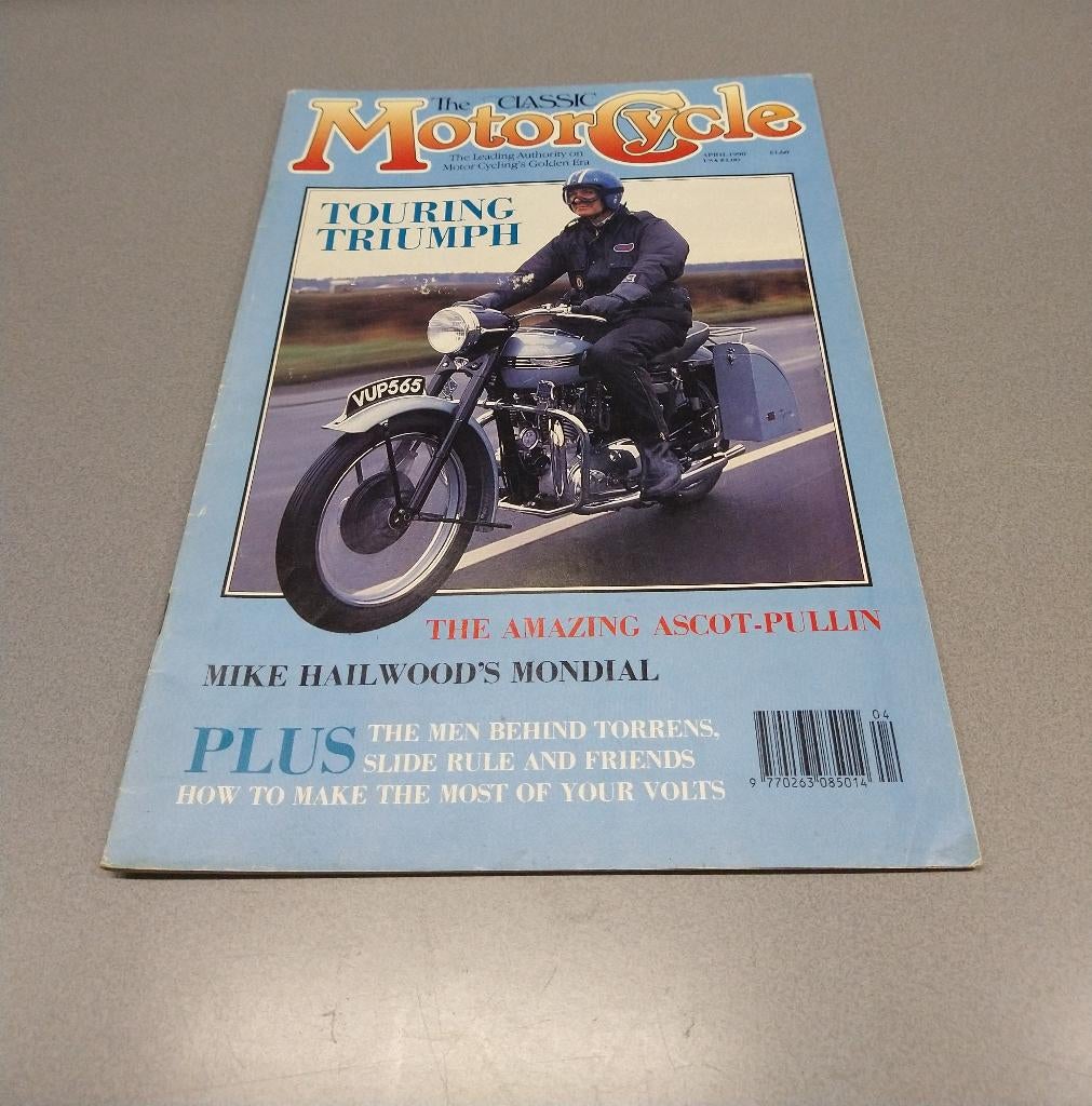 The Classic Motorcycle april 1990, Verzenden, Gelezen