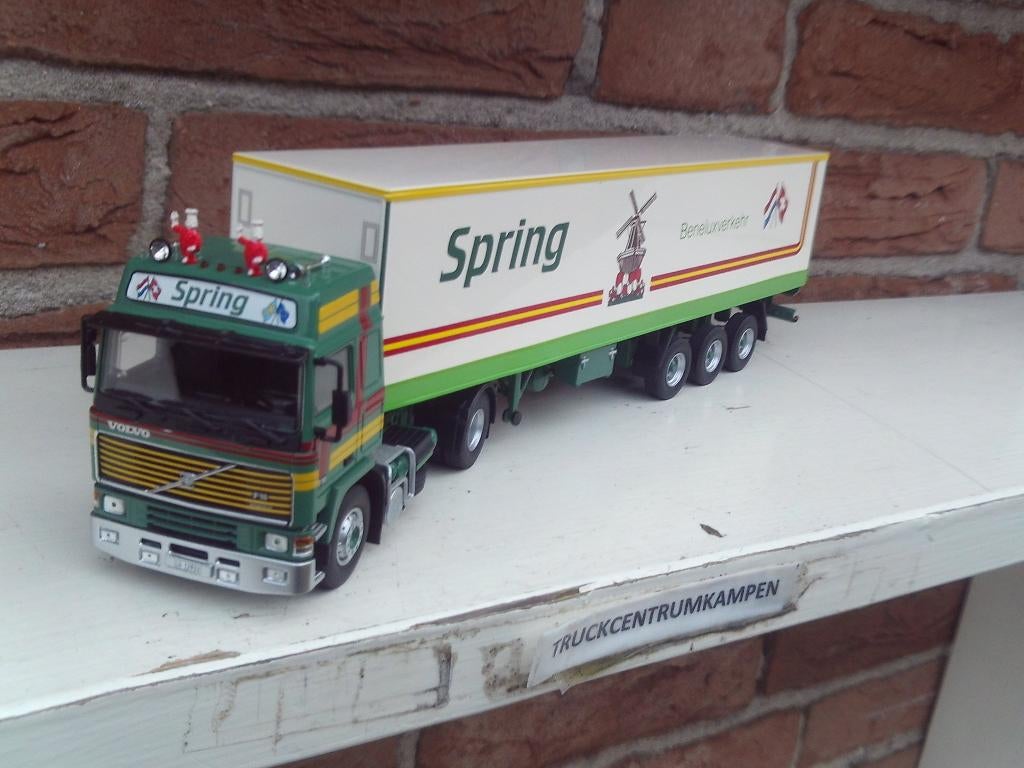 Tekno  Volvo   F16  van  Spring  Transport., Ophalen of Verzenden, Nieuw, Bus of Vrachtwagen, Tekno
