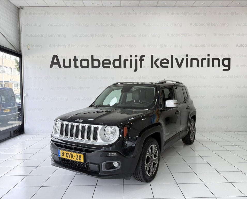 Jeep Renegade 1.4 M.Air Limited Bovag Garantie NAP, Auto's, Jeep, Gebruikt, 4 cilinders, 400 kg, Zwart