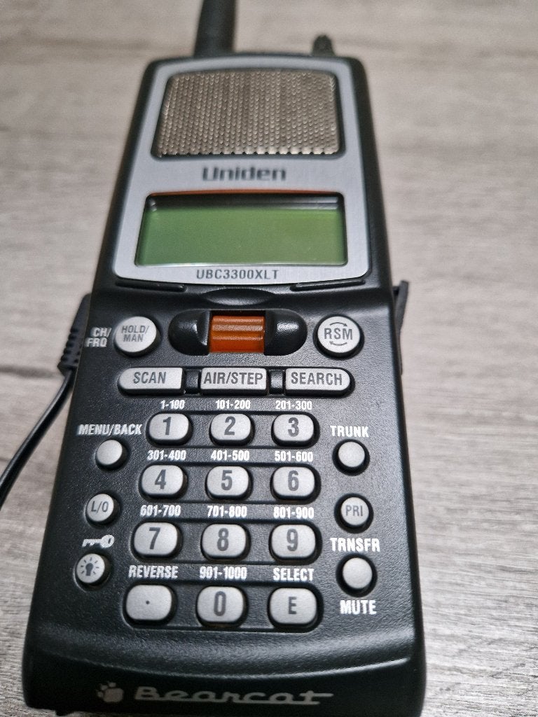 Uniden Bearcat UBC 3300 XLT, Ophalen of Verzenden, Zo goed als nieuw, 500 kanalen of meer, Draagbaar