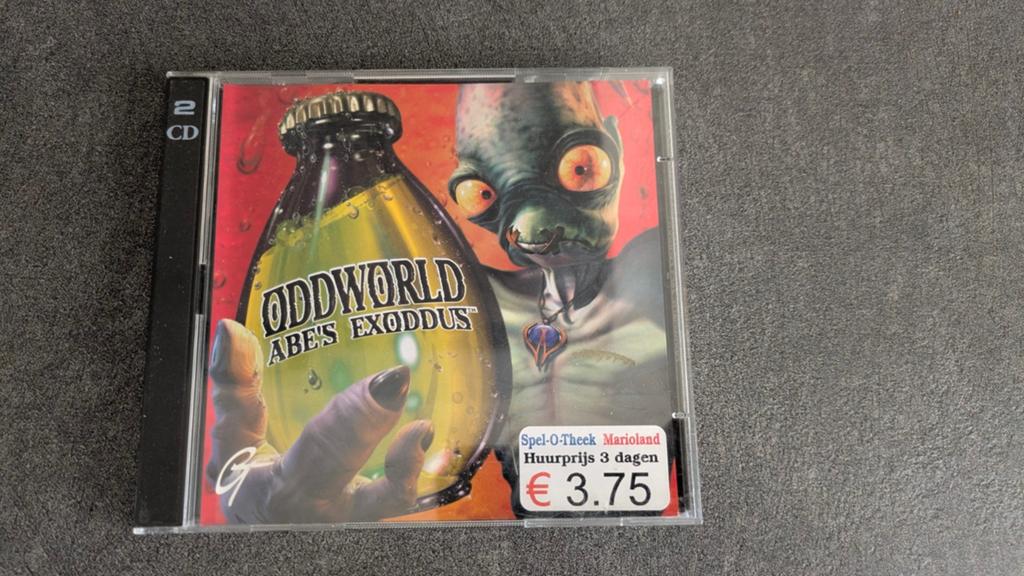 Abe's exodus oddworld uit 1998, Spelcomputers en Games, Games | Sony PlayStation 1, 1 speler, Ophalen of Verzenden, Zo goed als nieuw