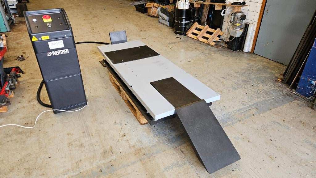Nieuwe schaarhefbrug motorbrug Werther WML600C 600Kg, Auto diversen, Ophalen
