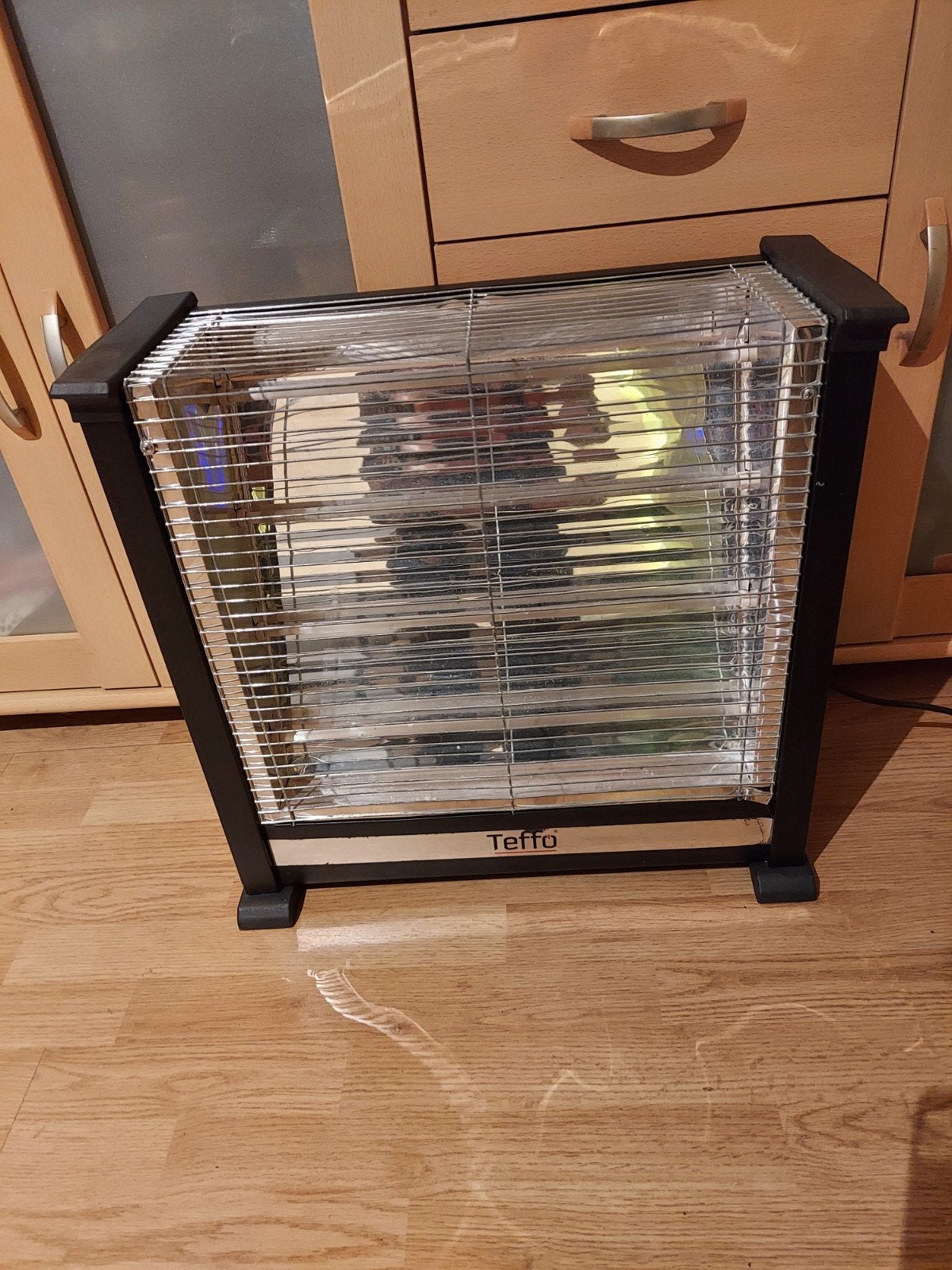 teffo infrarood heater 2200 watt, Ophalen, 30 tot 80 cm, Overige typen, Zo goed als nieuw