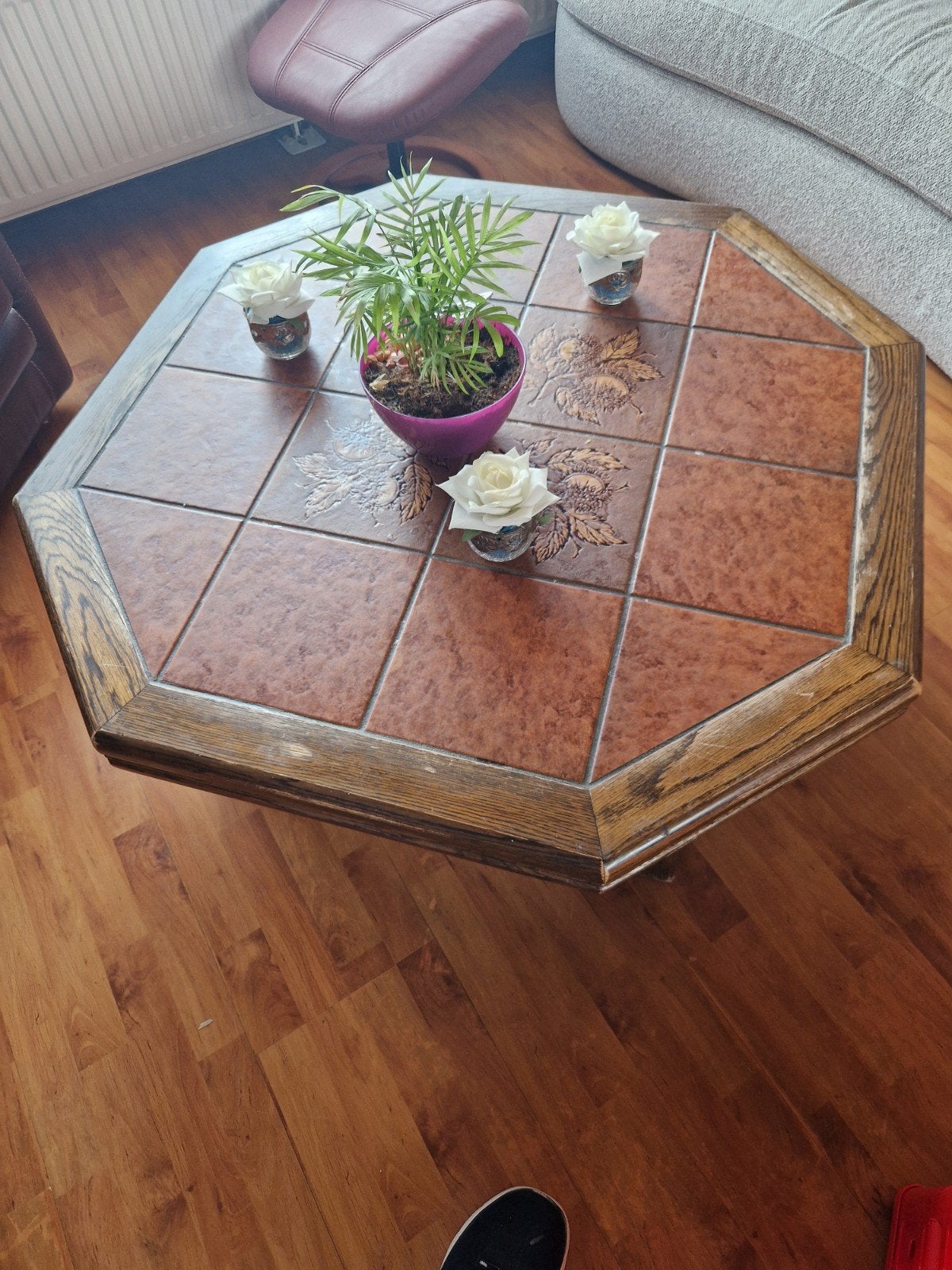 salontafel, Huis en Inrichting, Tafels | Salontafels, Ophalen, Gebruikt, 100 tot 150 cm, 50 tot 100 cm