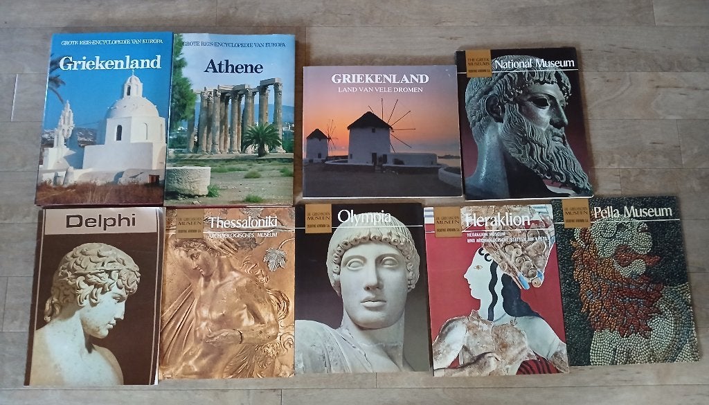 BOEKENSERIE GRIEKENLAND, ATHENE, DELPHI, OLYMPIA E.A.!, Boeken, Verschillende auteurs, Overige onderwerpen, Ophalen, Gelezen
